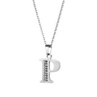 Lzobxe ženske ogrlice slova Ogrlice Diamond Modni dodaci s za ljubitelje djevojke nakit poklona