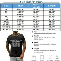 Muška majica Muška majica Raglan Retro grafički 3D Štampanje Street Ležerne prilike kratkog rukava Odjeća