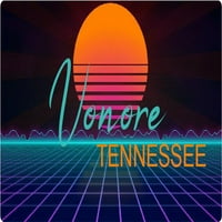 Vonore Tennessee Vinil Decal Stiker Retro Neon Dizajn