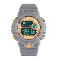 Ausyst Muški sat modni muški dječak LCD digitalni zapečajnik Datum gumenog sportskih ručnih sat satovi za muškarce u prodaji