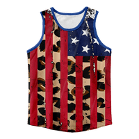 4. jula majica mišića bez rukava za muškarce Američka zastava USA zastava 4. jula Eagle majice bez rukava