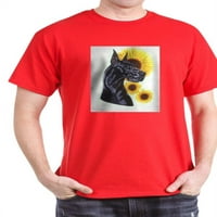 Cafepress - C blk suncokret tamna majica - pamučna majica