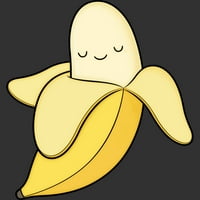 Banana Muški ugljen Grani grafički grafički tee - Dizajn ljudi XL