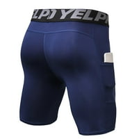 Muške hlače za fitness sa džepovima MENS donje rublje Spande kratke hlače Trčanje, trening