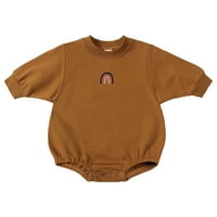 Dadaria Baby Boy odjeća 3-mjesečne padajuće proljeće Djevojke dječake Slatka romper dugih rukava dukserica