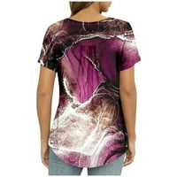 Ženske vrhove bluza Žene Ležerne prilike kratkog rukava Henley T-majice Tuničke majice Henley Torbice