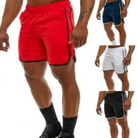 DTIDTPE Duksevi za muškarce Ljetni muškarci Modni sportski teretni hlače Ravne noge Labave kratke hlače