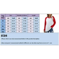 Najpopularnije bluza za žene s dugim rukavima s dugim rukavima na vrhu majice na vrhu pulover bluza