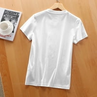 Rainbow Vintage Modni grafički majica za žene - Komforna majica s kratkom rukavom s jedinstvenim dizajnerskim