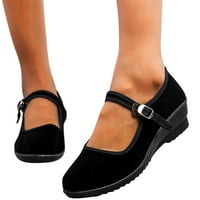 Ženske pete Sandale platne cipele ravne casual cipele prozračne cipele s klipom s klizanjem jedne cipele