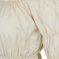 Hladne vrhove ramena za žene ljetne kratke rukave Bluze Regularne fit t majice Pulover TESE vrhovi čvrste