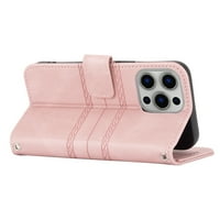 Nalacover luksuzni novčanik za iPhone pro max, PU kožni odvojivi remen za remen za ramena + remen za