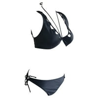 Puawkoer žene gradijent bikini plivaju dva kupaća kostim kupaći kostimi za kupaće odijelo za žene za