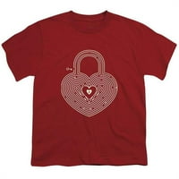 TREVCO GSA1235-YT- Ključ za moje srce - 18-majica s kratkim rukavima, kardinal - srednja - srednja