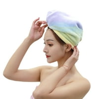 Seyurigaoka Ženska kapa za sušenje kose, upijajuća rub-čvor Mikrofiber za kosu za kosu za šminku za njegu lica