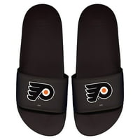 Muški Islide Black Philadelphia Flyers Približno logo Motto klizne sandale