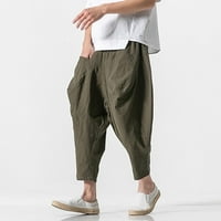 AVITICD MAN Hlače Jeans Cargo Shorts za muškarce Muški labavi ravni pamučni cvjetovi Ljetne casual pantalone