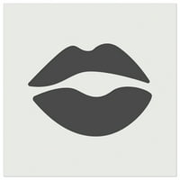 Kiss Lips DIY Cookie Wall Craft šablon