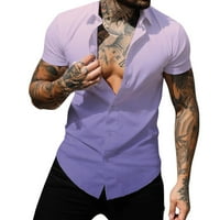 Muški modni trend lično košulja Muškarci Proljeće Ljeto jednokrevetno casual revel puna print plaža