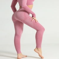 Bespremljene gamaše visokog struka ženske joge hlače vježbanje rastegnuta vitalna activeweb temme
