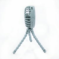 PUDCOOCO Personal Mali Mini ventilator niske buke 360 ​​° okretni ventilator za klip sa podesivim brzinama