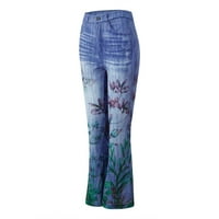 Ženske hlače Teretne hlače Žene Dugi višestruki izbor tiskanih casual labavih hlača Udobne miklene hlače