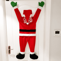 Božićni viseći dekorati Santa, Božićni ukras viseći penjanje Santa Claus odijelo na krovu dekor na otvorenom