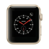 Apple Watch serija 3,, GPS, zlatni aluminijumski futrola, zlatna petlja
