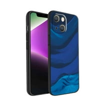 Kompatibilan sa iPhone Plus telefonom, plavom talasom-estetsko-umjetničko-jpg kućište silikonske zaštite