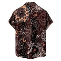 Paisley ljeto od tiskanih top havajskih majica kratkih rukava za putovanja i izlaske