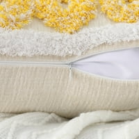 18 18 Chenille meko bacanje jastuk za pokrov s kvadratnom krofom boho tufad jastučnica s nevidljivim