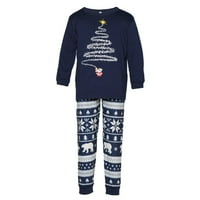 Porodična podudarnost pidžama setovi slatka spavanja božićne pidžame set za odrasle dijete dijete