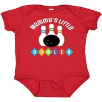 Inktastična kuglana mammys Little Bowler Outfit poklon Baby Boy ili Baby Girl Bodysuit