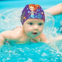Bazen plivajuća kapa Dječja djevojke dječake mekana udobna tkanina lijepa kapa