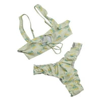 TAWOP kupaći kostimi Žene Žene seksi visokog kontrasta dojke Solid bikini set Solidni komični setovi
