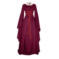 Vintage čipke up haljine haljine haljine gotičke haljine Renesanse haljina za žene XX-Large