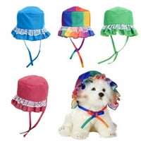 Pas Visorov šešir na otvorenom ljetna kućna kućna kućna zaštita za sunčanje za male pse sunce šešir