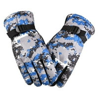 Rovga rukavice i rukavice zimske vanjske vjetrove, rukavice za skijanje u kamuflažu toplim planinskim