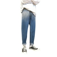 Muške hlače Labavi ogromne pantalone u modnim Jeans harem hlače za muškarce