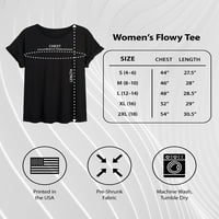 Kikiriki - Floralni mirovni znak - Woodstock - Juniori Idealna Flowy mišićna majica