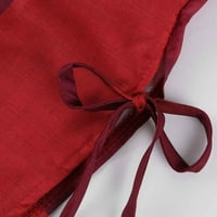 Crveni plus veličine dugih rukava s čipkom modnim plavljenim poklopcem na vrhu vrhova pletene tipke
