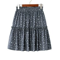 Modne žene Ležerne prilike za bandikele ruffles A-line Pleated čipka u Up Mini kratki suknja povremeni