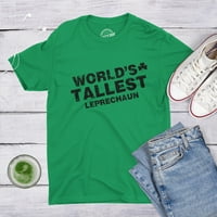 Najviši svjetovi Leprechaun majica smiješna sarkastična st pattys Saint Patricks Day - XXL grafički