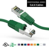 5ft mačja zaštićena Ethernet mrežom za podizanje kabela zeleno, pakovanje
