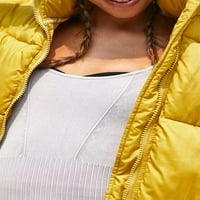 Liacowi Women zimske jakne prsluk od solidne boje lagani puffer parkas bez rukava sa zatvaračem zatvarač
