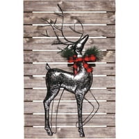 Alpine Reindeer Wood zidni dekor laz308hh