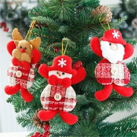 Beppter Božićni dekor Dro Decor Poklon Rein Santa Deer Božićni ukrasi ukrasi za snjegović igračaka objećenja