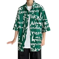 Muška modna bluza Top Tropic Style Print Hawaii Summer Majica Muška proljeća Jesen Modni casual abeceda