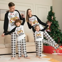 Yuanyu Porodica koja odgovara Božićne pidžame setovi tata mama Kids Deer ispis roditeljskih djeteta