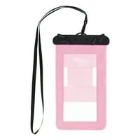 Uxcell univerzalna vodootporna telefonska vreća za torbu za torbu s podvodnim mobilnim telefonima ružičasta